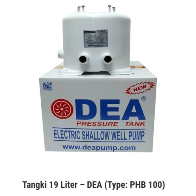 Tangki / tabung angin putih Sanyo PH 100 / pressure tank