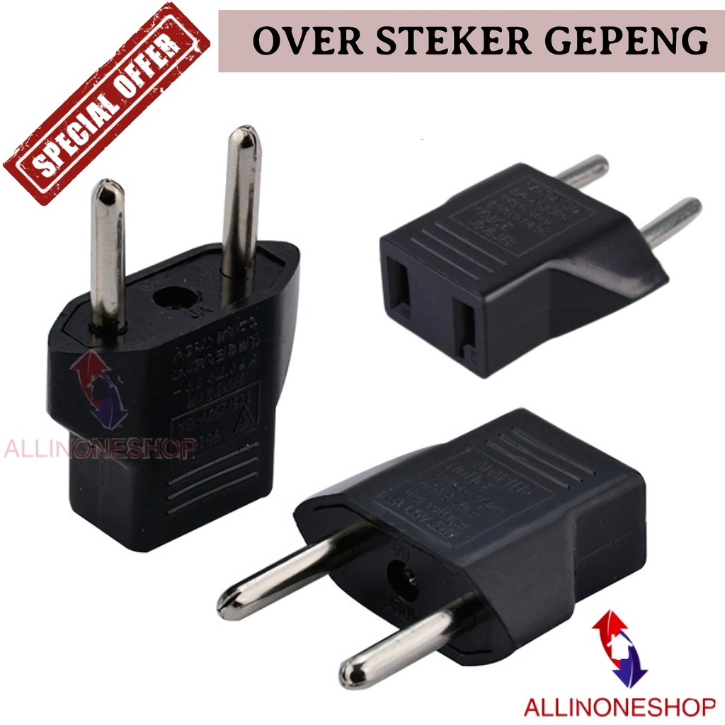 OVER STEKER ADAPTOR SAMBUNGAN ADAPTOR GEPENG / COLOKAN SAMBUNGAN GEPENG COLOKAN LISTRIK PIPIH