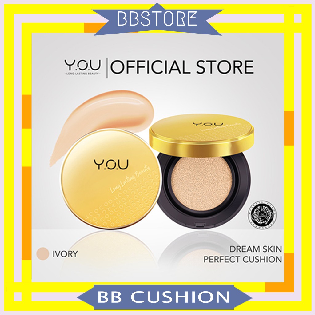 BB CUSHION YOU THE GOLD ONE DREAM SKIN PERFECT BB CUSHION HIGH COVERAGE
