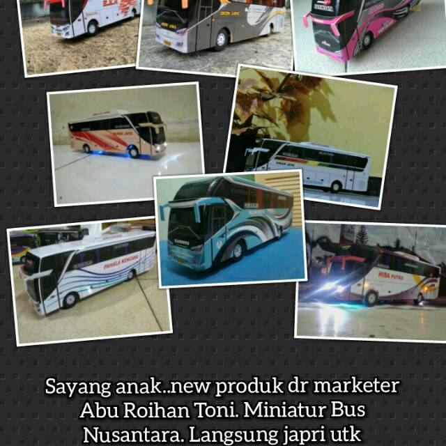 Miniatur Bus Nusantara