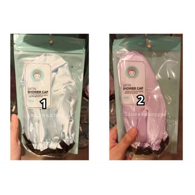 Jual Shower Cap Miniso Satin Shower Cap Shopee Indonesia