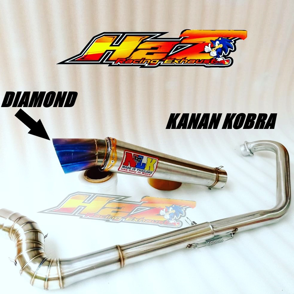 Knalpot NLK Diamond Vixion Fu Sonic Jupiter Mx135 MX King Cb 150 r Cbr 150 R15