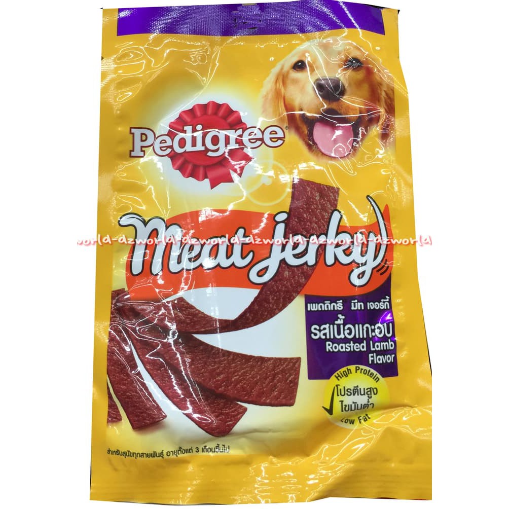 Pedigree meet jerky 80g Makanan Anjing Pedigree daging lembaran