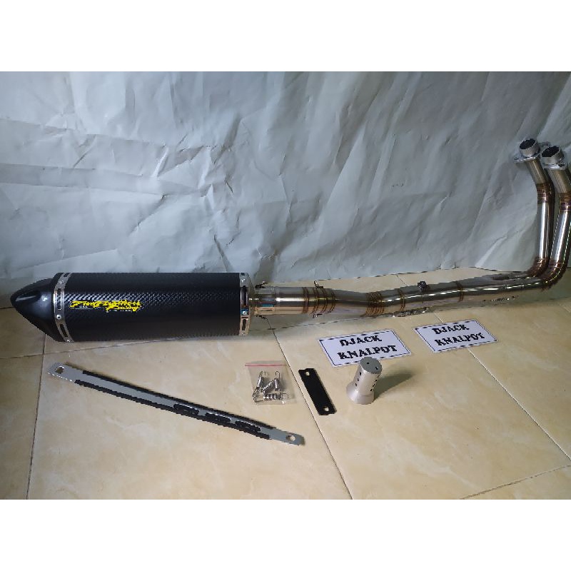 Knalpot Full System Kawasaki Vulcan S 650 Two Brother