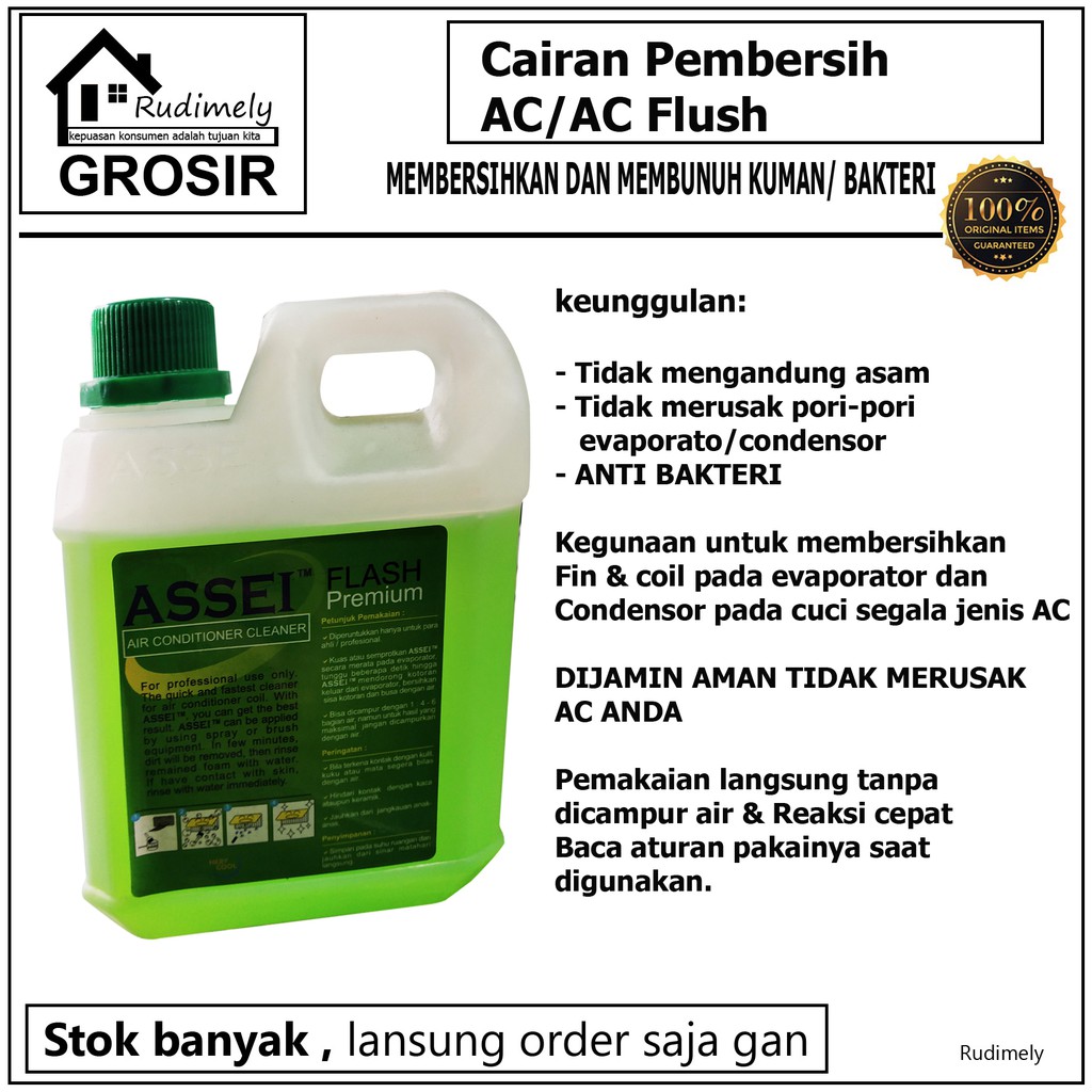 GROSIR CAIRAN AC Flush Cairan Pembersih Evap /PEMBERSIH AC/CAIRAN PEMBUNUH KUMAN DAN PEMBERSIHKAN AC