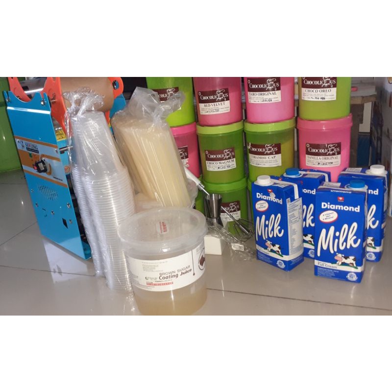 

paket siap jualan minuman kekinian