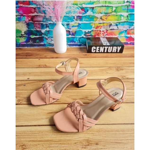 ABBUSHOES US 93 hak tahu tali kepang wanita