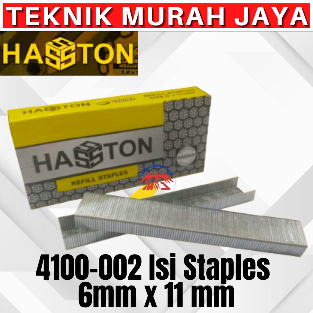 

HASSTON PROHEX Isi Staples Tangan 6mm x 11mm 4100-002