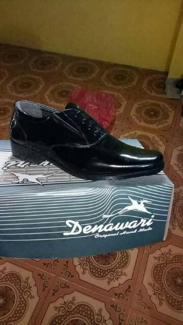 GROSIR SEPATU PDH KULIT/SEPATU PDH SATPAM/GURU