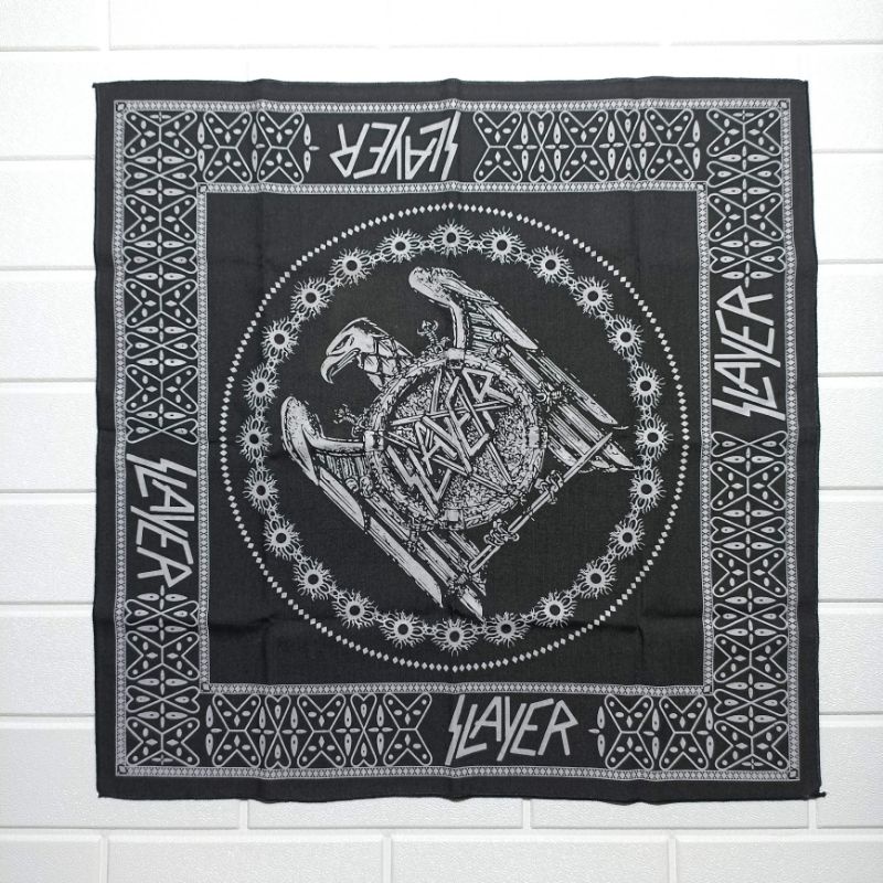 SLAYER BANDANA MUSIK SYAL SLAYER BAND PREMIUM KODE : SY46