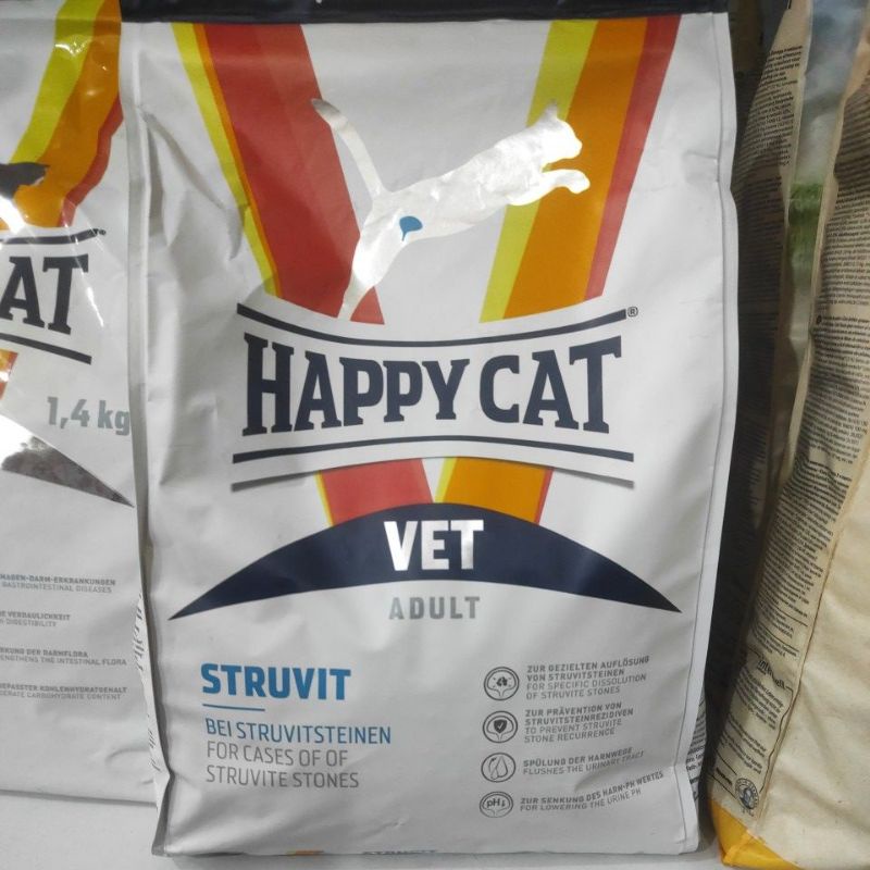 makanan kucing happy cat struvit 1kg makanan khusus gangguan kencing