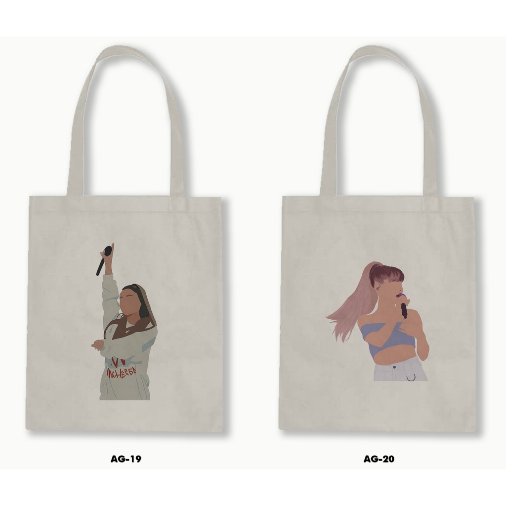 TOTE BAG BLACU - ARIANA GRANDE 01