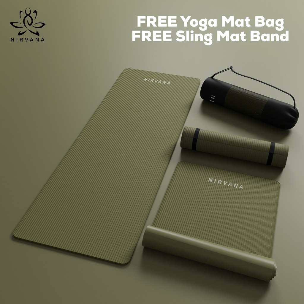 Jual Nirvana Yoga Mat Play Mat 10mm Shopee Indonesia