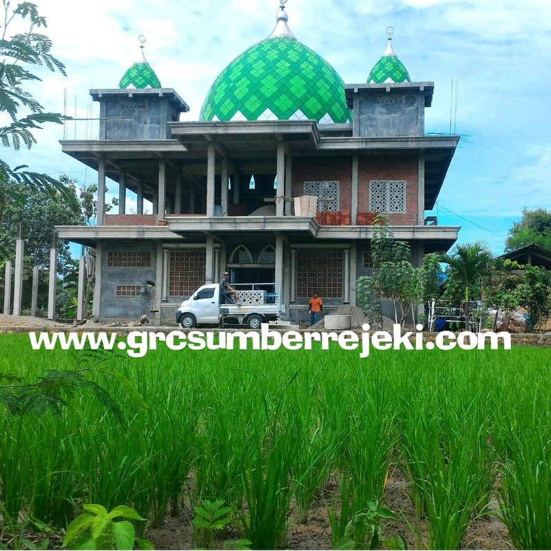 kubah masjid grc( garansi 10 tahun)