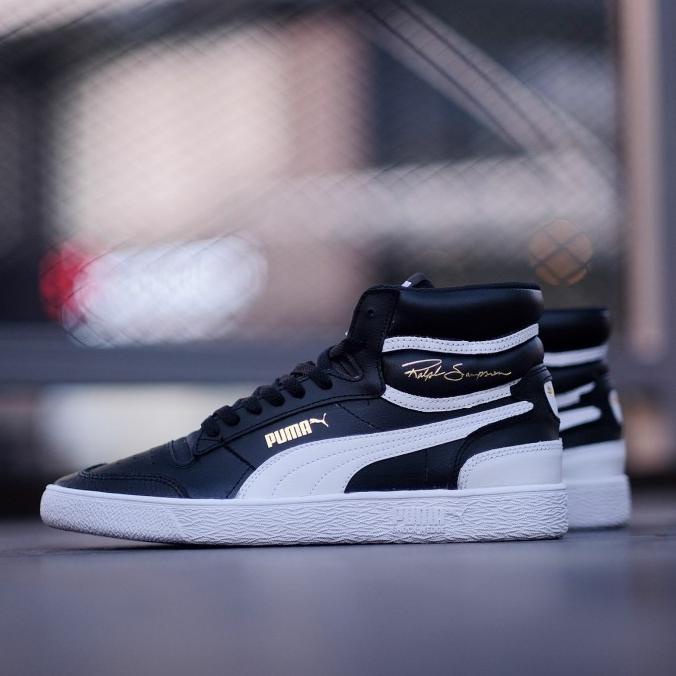 Sepatu Pria Original Puma Ralph Sampson High Black White Bnwb Ukhasachairil