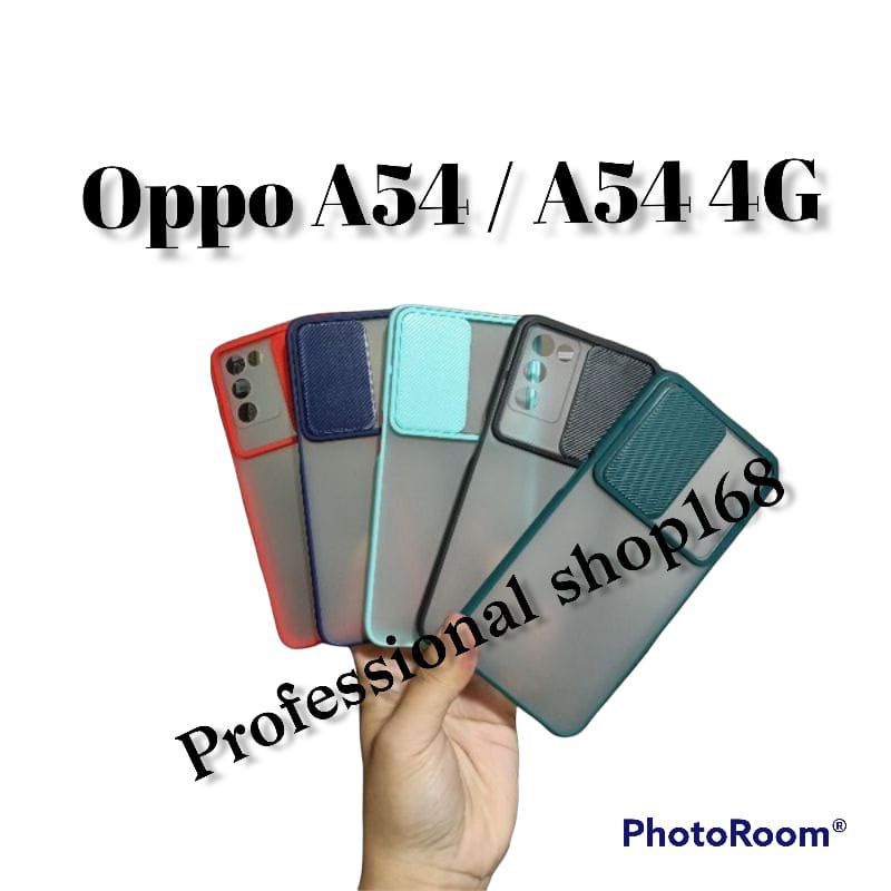PS - OPPO A54 / A54 2020 CASE SLIDE CAMERA PROTECTOR SLIDING COVER PELINDUNG KAMERA SILIDING GESER B