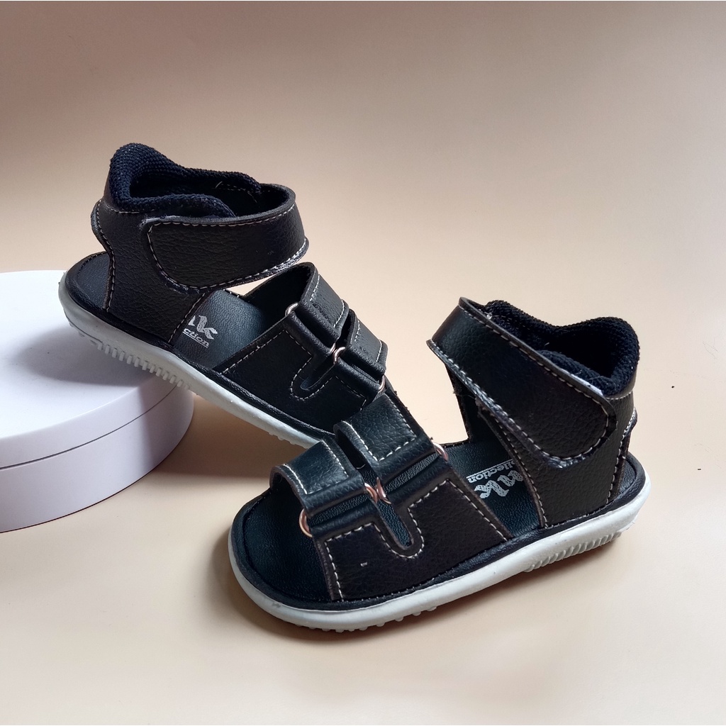 SEPATU SANDAL BUNYI USIA 1-3 TAHUN ANAK BAYI LAKI LAKI  / SEPATU SANDAL ANAK COWOK BALITA MURAH SANDAL BABY KEREN- SSTR