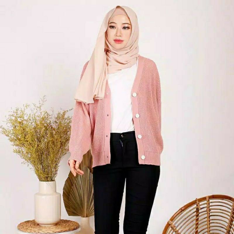 CARDIGAN KANCING EMERA BASIC RAJUT 7 GATE-4