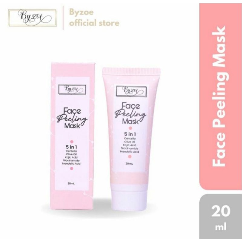 READY FACE PEELING MASK 5IN1 BYZOE BPOM ORIGINAL FACE PEELING MASK BY ZOE