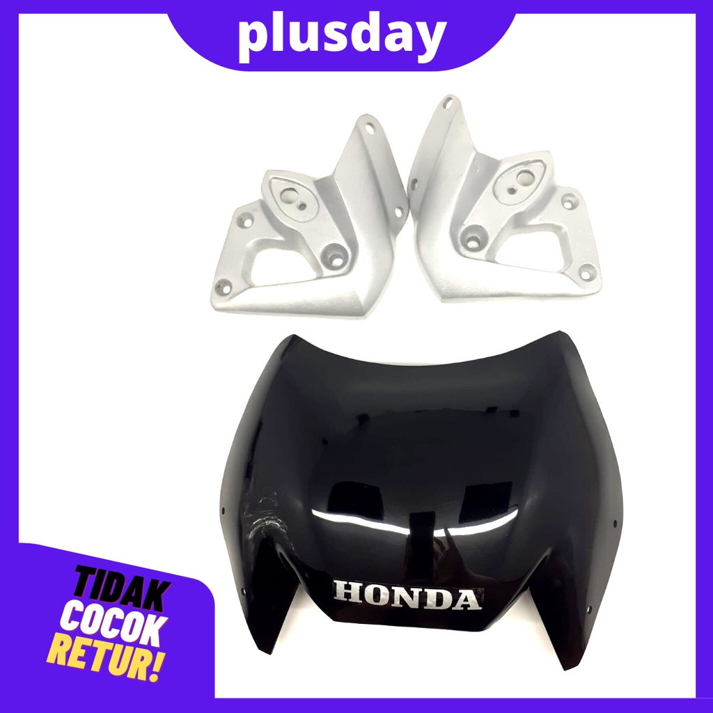 VISOR TIGER TIREV REVO KACA HITAM SET KUPINGAN BARONG POLES