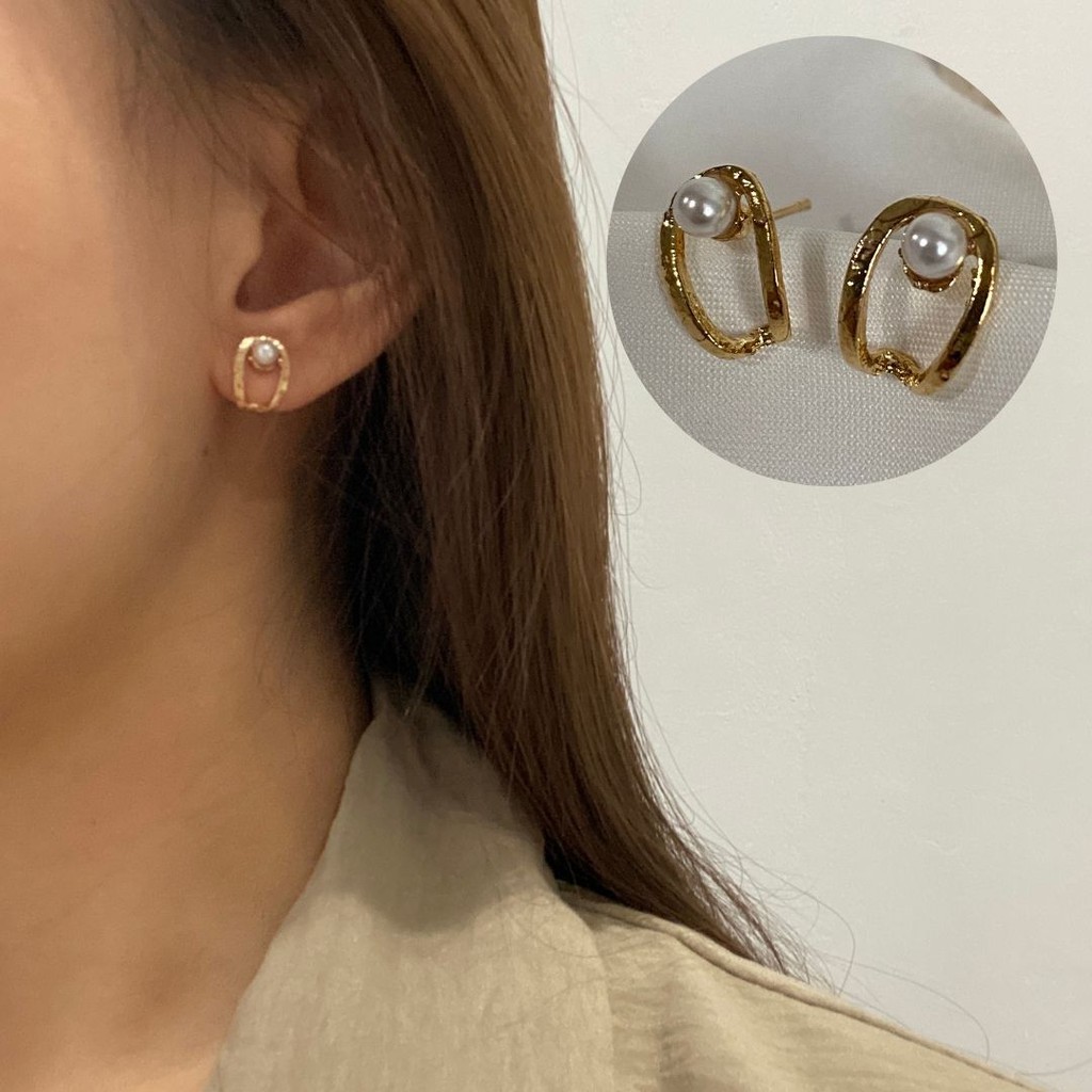 Deassy Earrings / Aksesoris Anting Wanita Anting Korea Murah / Fashion Earrings / Anting Rantai / Chain Earrings / Anting Bunga / Anting Mutiara