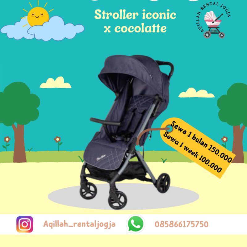 stroller ICONIC x sewa Jogja tidak dijual