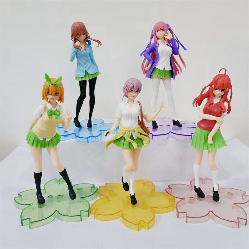 Agustina The Quintessential Quintuplets 18CM Collection Nakano Miku Yotsuba Nakano Ichika Model Mainan
