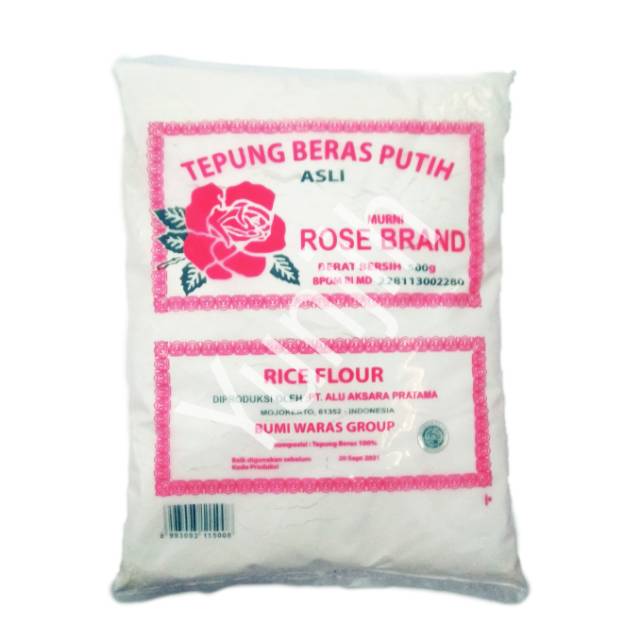 Tepung Beras ROSE BRAND 1/2 kg beras putih asli