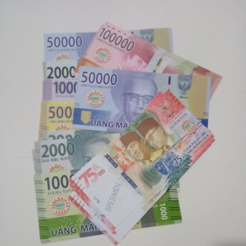 

MAINAN ANAK UANG UANGAN REPLIKA BARU SOUVENIR SESERAHAN MAHAR UKURAN ASLI