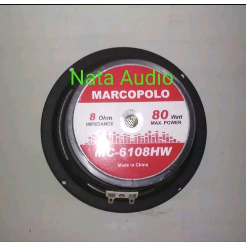 Speaker MARCOPOLO 6" MC -6108 HW SUARA BERSIH