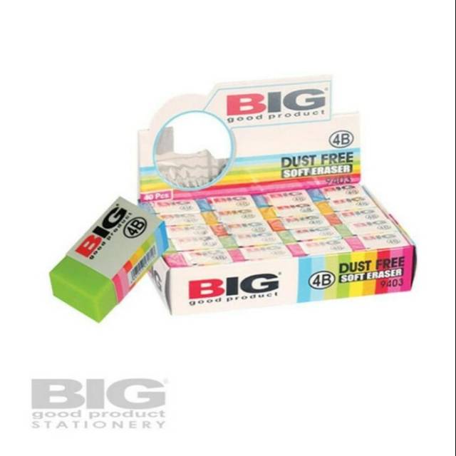 

Penghapus eraser BIG warna kecil 9403