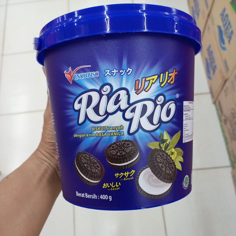 Inkubisc Ria Rio Biskuit  Krim Vanila 400g