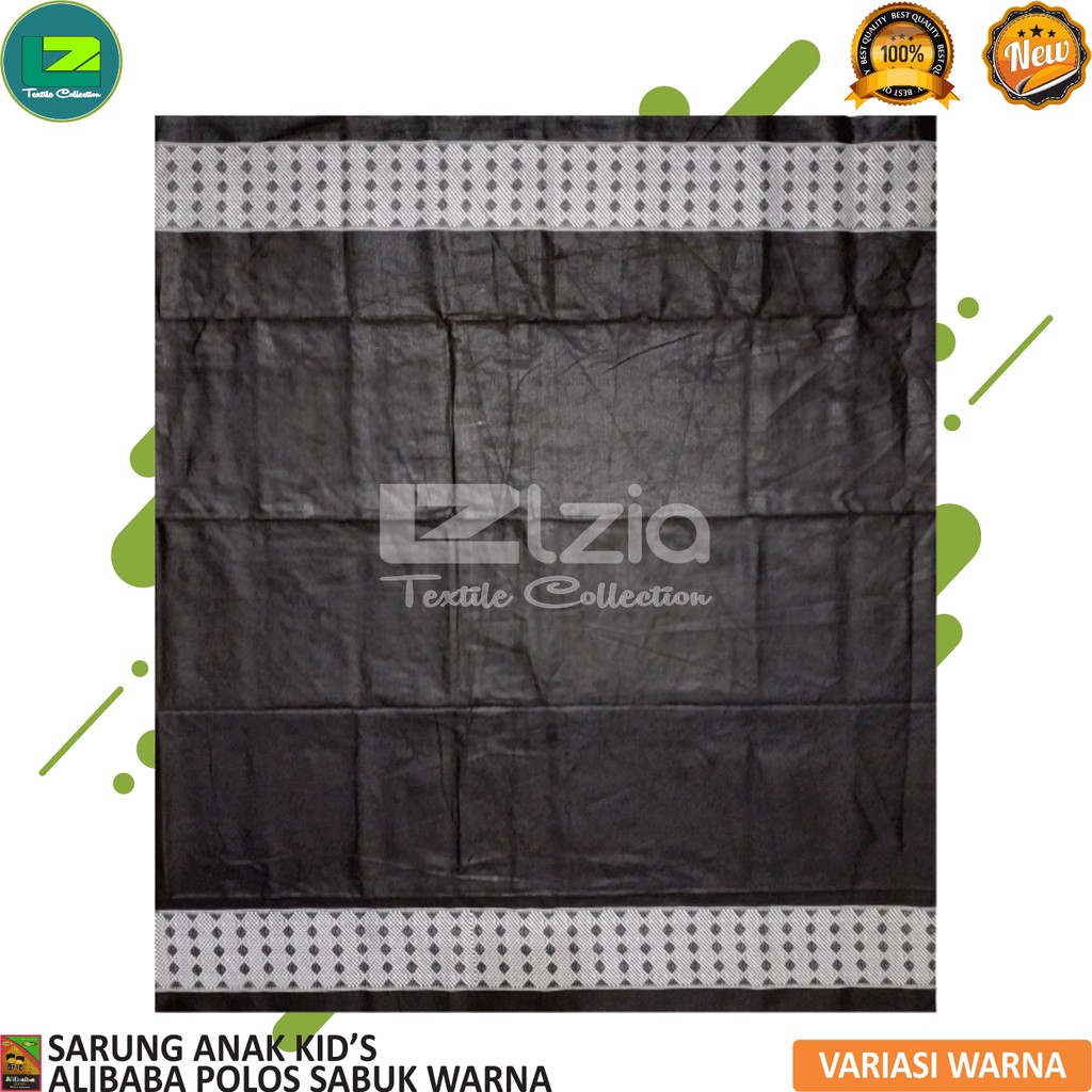 SARUNG ANAK KID'S MOTIF POLOS SABUK ALIBABA 90X75 CM