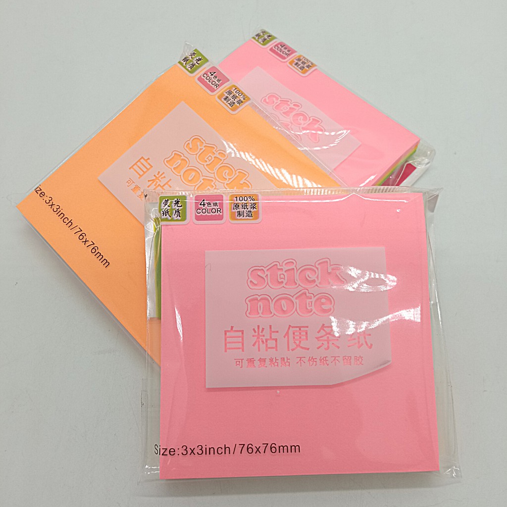 

Stick Note/Kertas Memo 4 Warna Y266