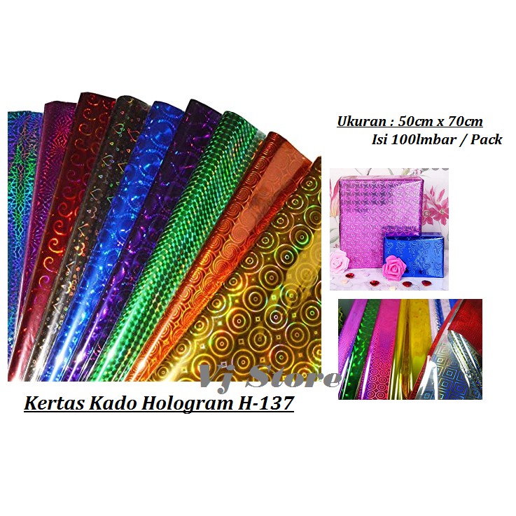 

Kertas Kado Hologram H-137