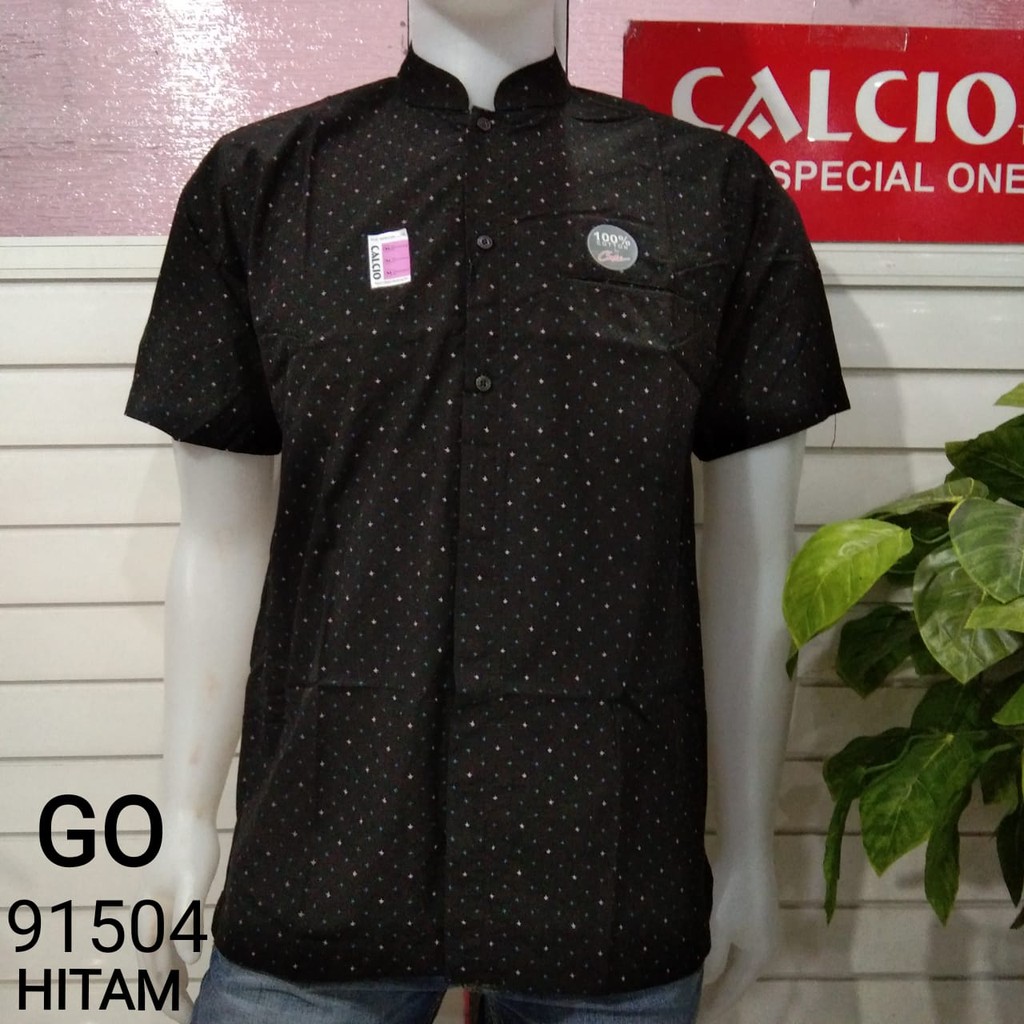 gof CALCIO SHIRT REGULER Kemeja cowok lengan pendek 100% Original!