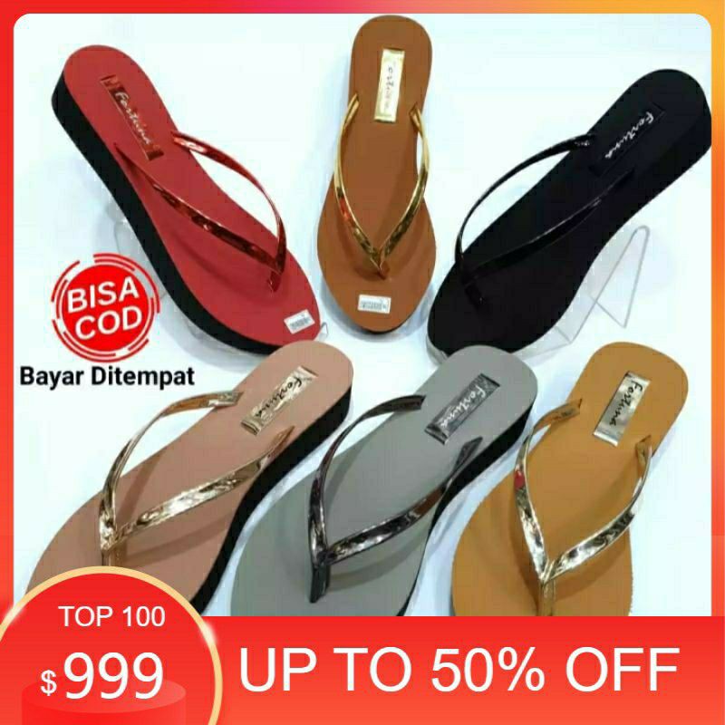 SANDAL FLAT JAPIT POLOS  MANOHARA NABILA