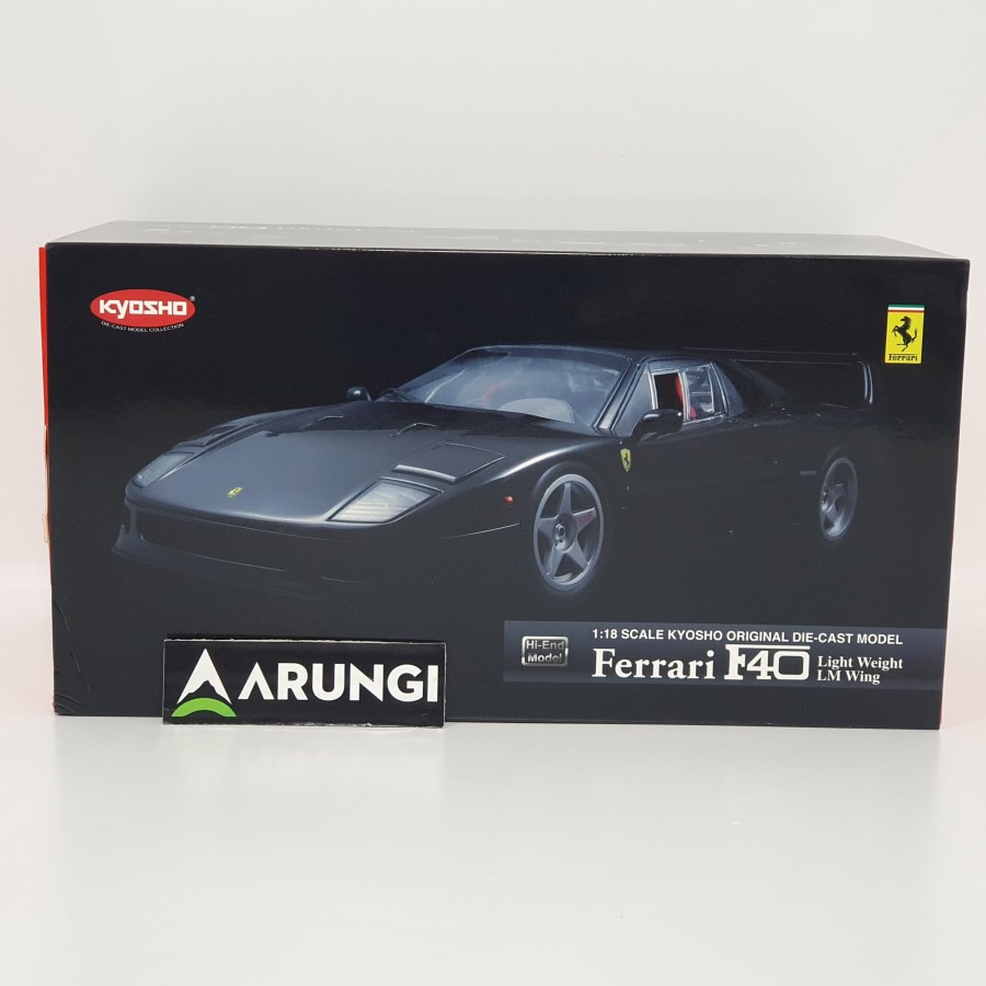Diecast 1 18 Kyosho Ferrari F40 Light Weight LM Wing