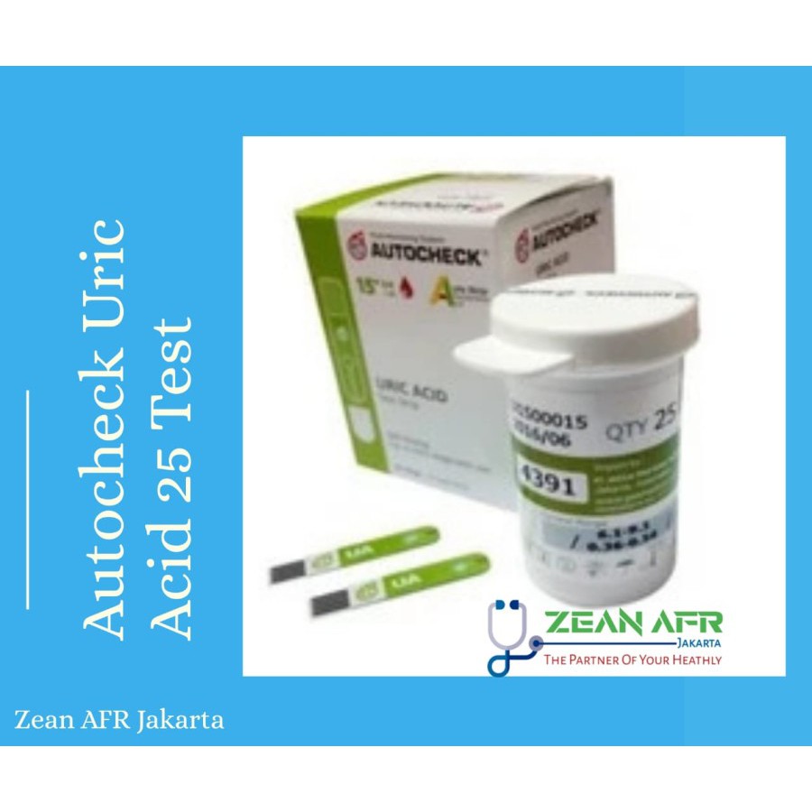 Autocheck Uric Acid stik 25Test/Auto check Uric Acid Strip 25Test