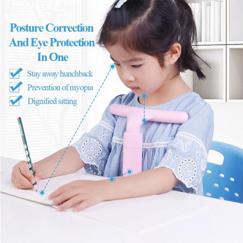 Sitting Posture Corrector Kid Alat Tiang Penyangga Menulis Dada Anak Penegak Punggung