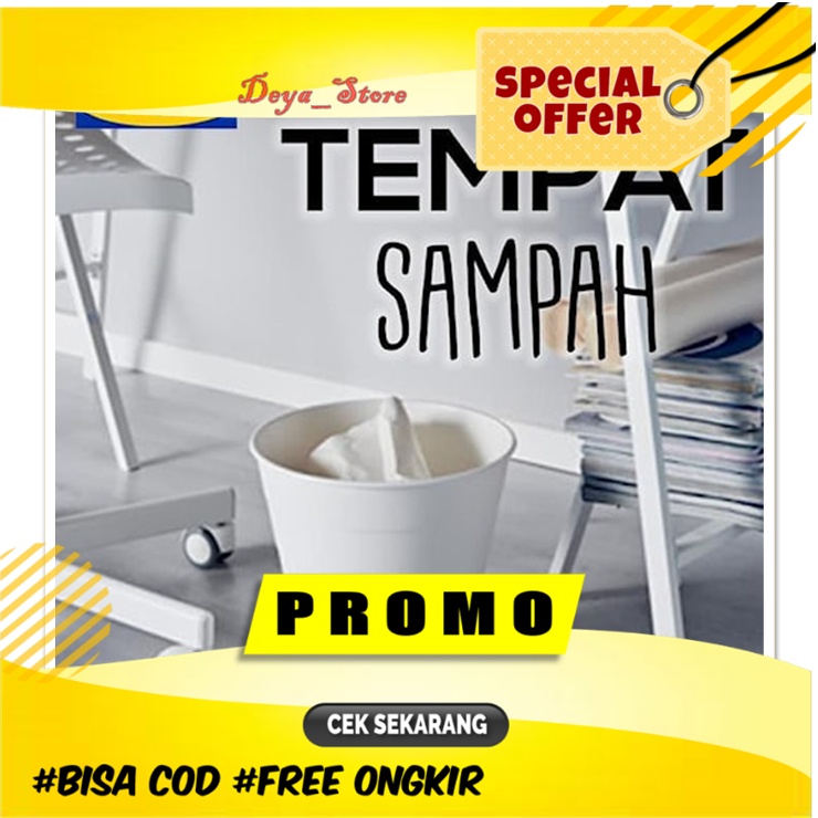 Tempat Sampah Plastik Roll Otomatis Murah Besar Mini Rotan Kantong Tong Sampah Kamar Mandi Tidur Kar