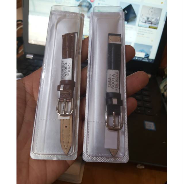 Strap tali jam tangan kulit timeking original 12mm