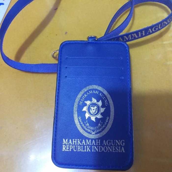 

Berkualitas Nametag Id Card Holder Mahkamah Agung Biru (Terbaru) Sale!!!