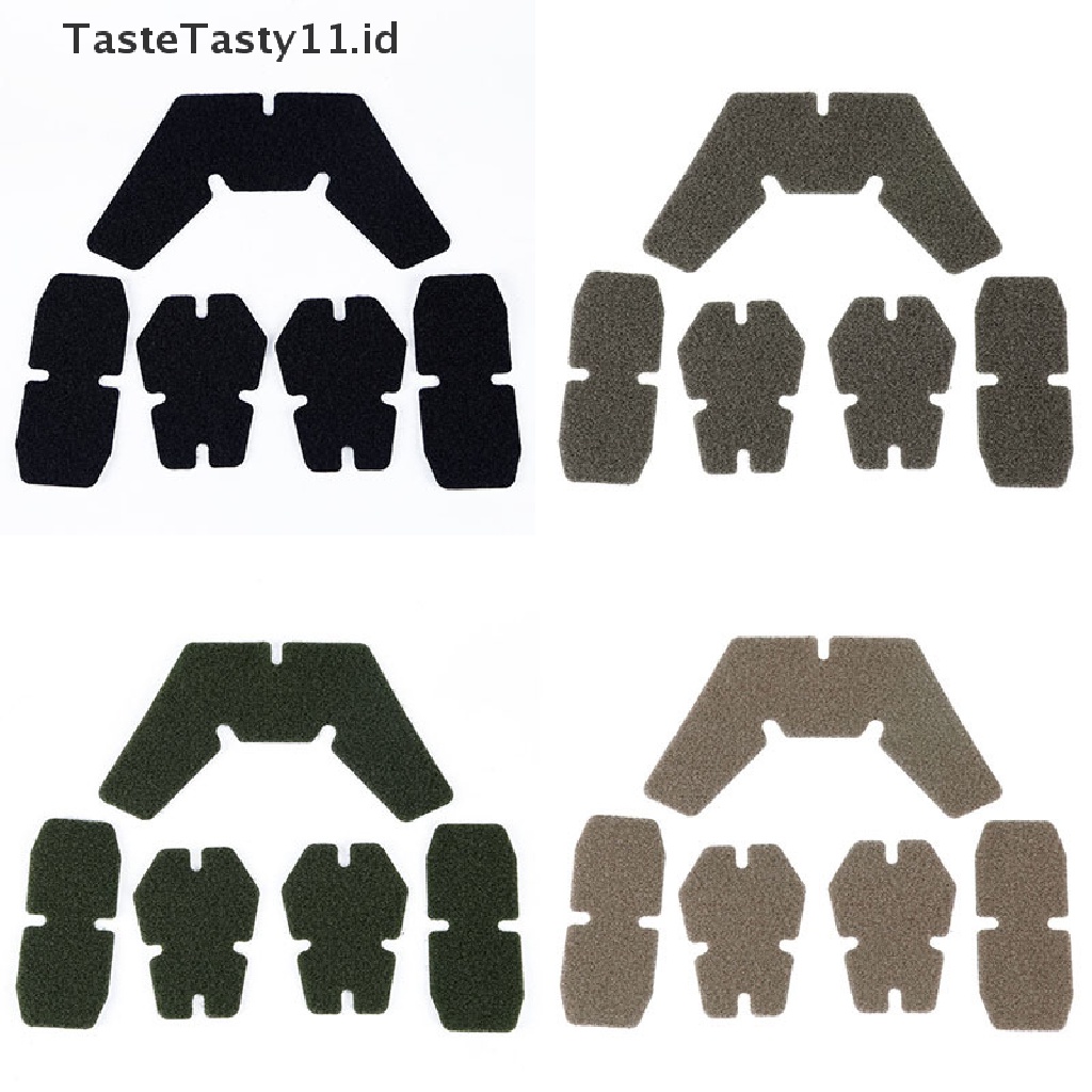 【TasteTasty】 5pcs/set Helmet Patches Hook Loop Fastener Sticky Accessories For AF Helmets .