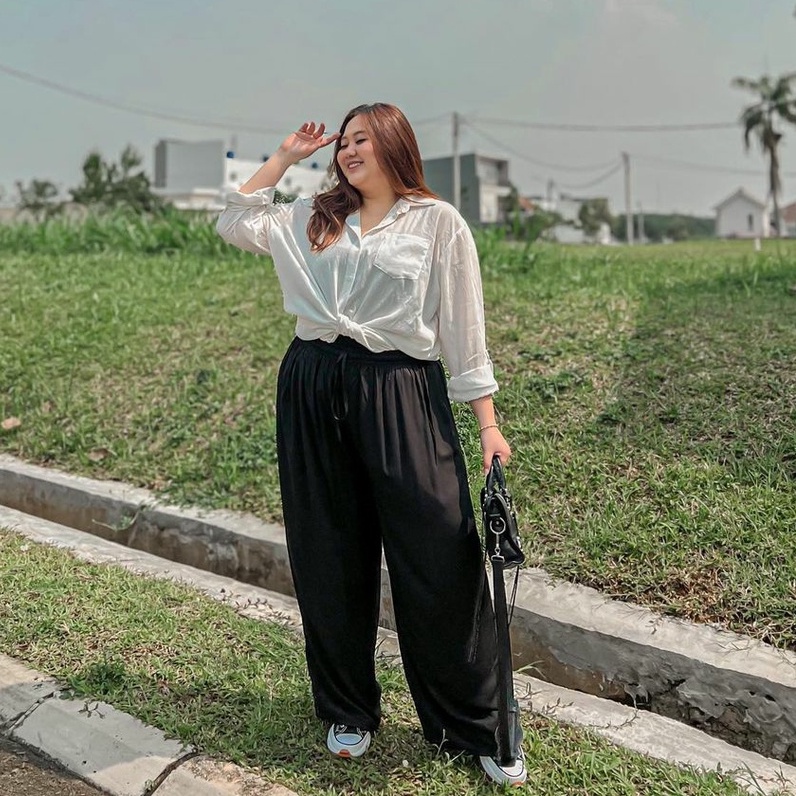 Loose Pants 332 PREMIUM (BELI 1 GRATIS 1) Loose Pants Anti Kusut Bahan Melar