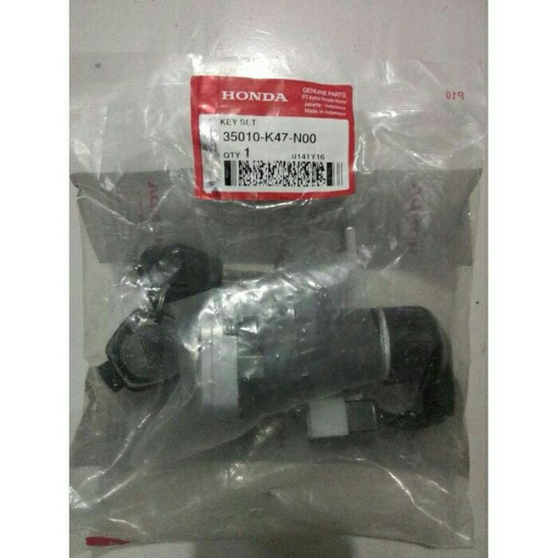 Jual Kunci Kontak Key Set Honda Blade 125 FI 35010K47N00 Shopee