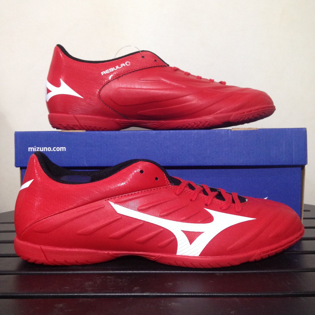 Sale Sepatu Futsal Mizuno Rebula 2 V3 IN High Red White P1GF187562 Original BNIB Promoted | Shopee Indonesia