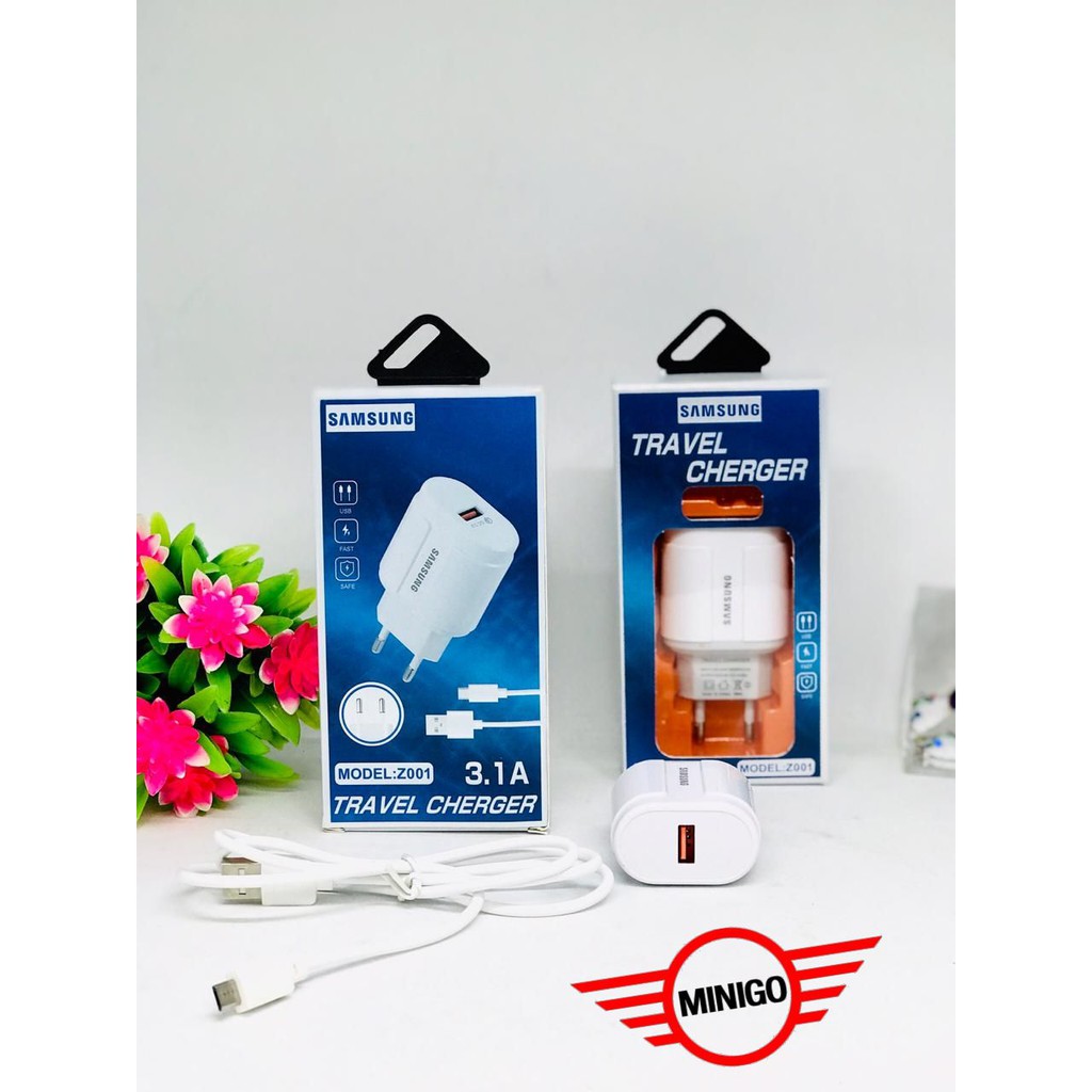 CHARGER OPPO CASAN Z001 1 USB 3.1A READY BANYAK TYPE