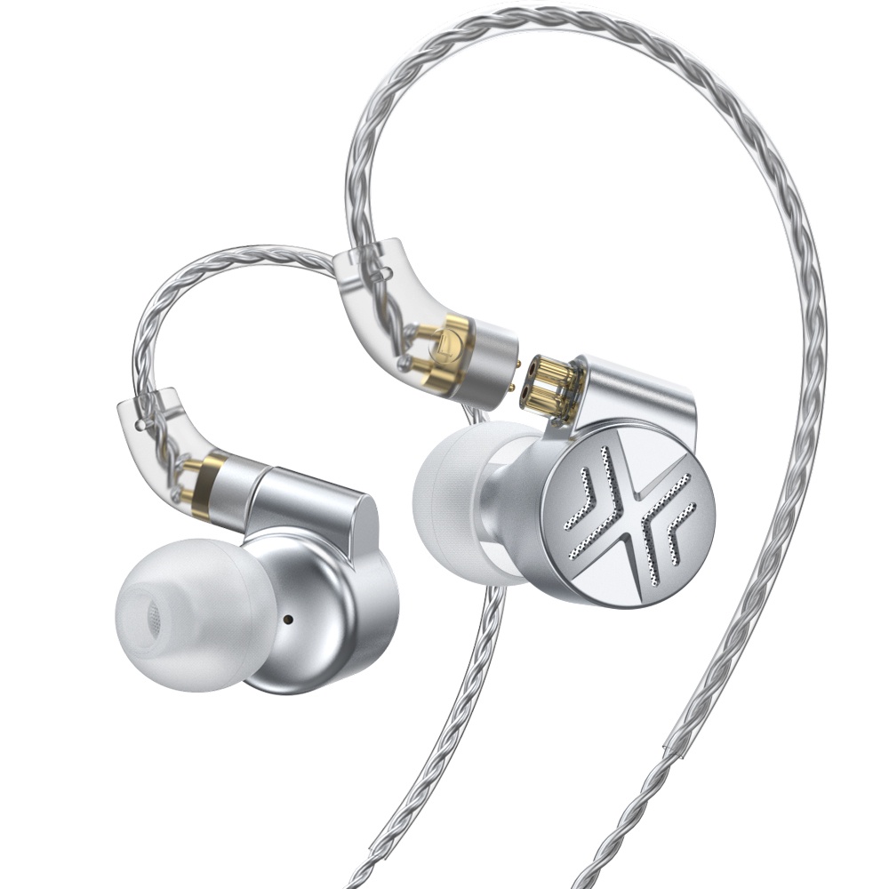 Trn TA1 Max Earphone In ear HIFI 1BA + 1dddd Hybrid Beryllium-plated Dinamis Bahan Metal