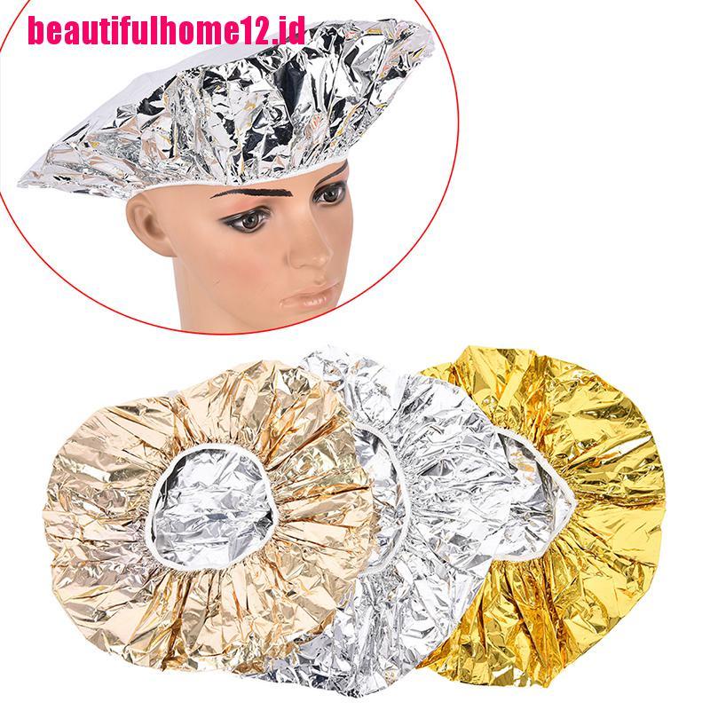 Topi Pelindung Rambut Elastis Bahan Aluminum Foil Untuk Mandi